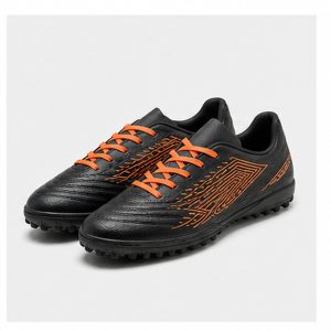 Turf Black/Orange Football Boots