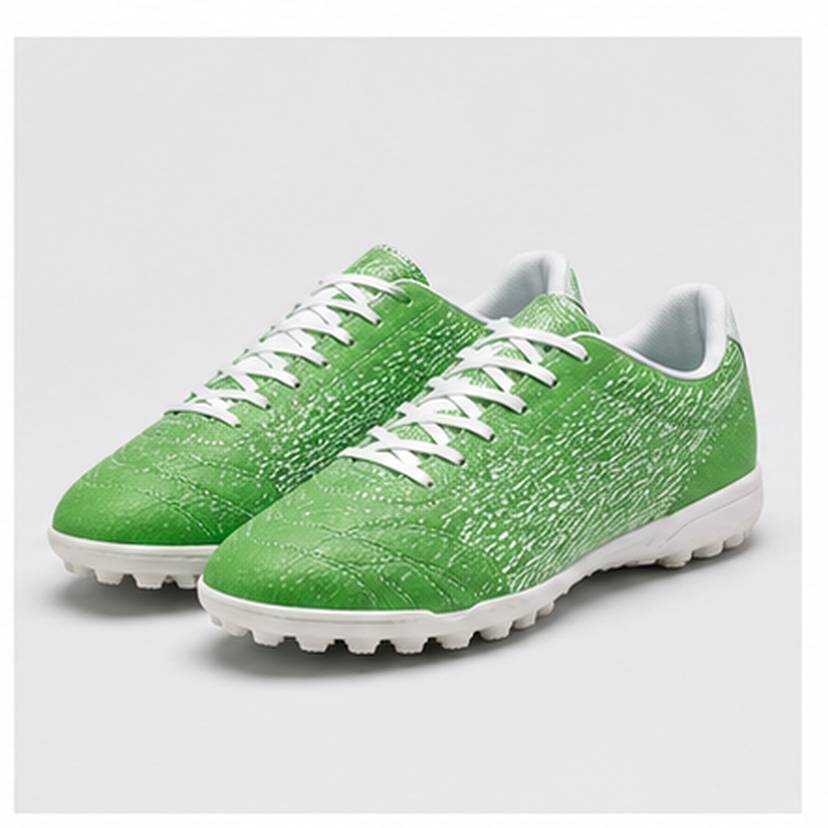 Green/White Turf Football Boots