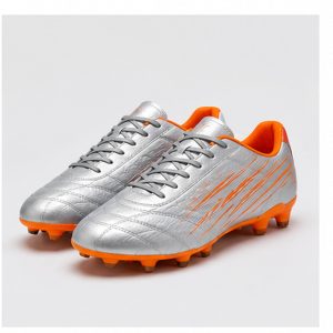 Silver/Orange SG Football Boots