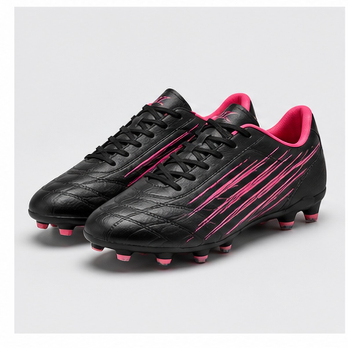 Black/Pink Speed Football Boots
