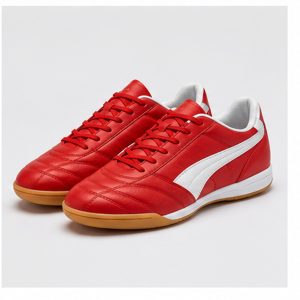 Red/White Indoor Football Trainers