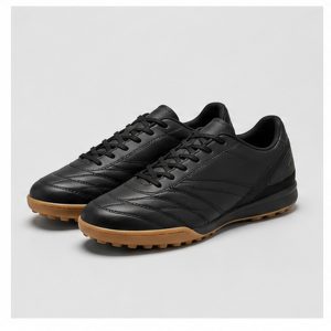 Matte Black Turf Football Boots